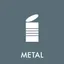 Metal waste icon
